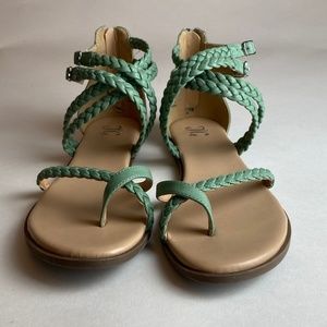 Vegan leather sandals